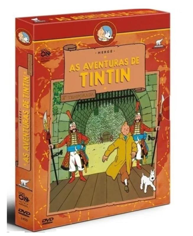 Box Dvd As Aventuras De Tintin - 2ª Temporada - Logon - Minissérie